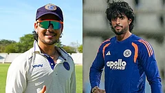 East Zone, led by Ishan Kishan (Left), will face South Zone, captained by Tilak Varma - | Photo: File