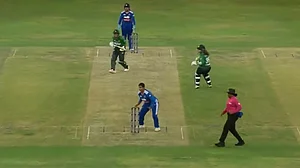 Screengrab/SonyLiv : India vs Pakistan, Women's Asia Cup