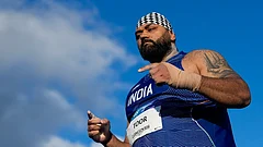 India's Tajinderpal Singh Toor competes in the men's shot put final during the Commonwealth Games 2026, in Glasgow, Scotland. Toor finished fifth with a best throw of 20.27m. - | Photo: PTI/Ravi Choudhary