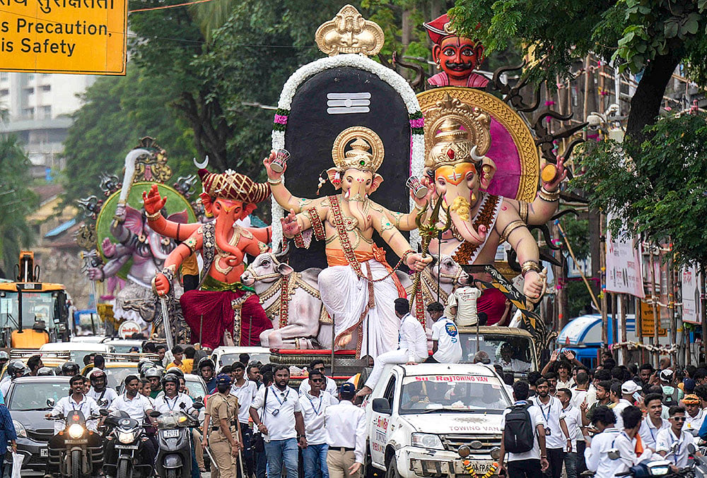 Preps ahead of Ganesh Chaturthi festival