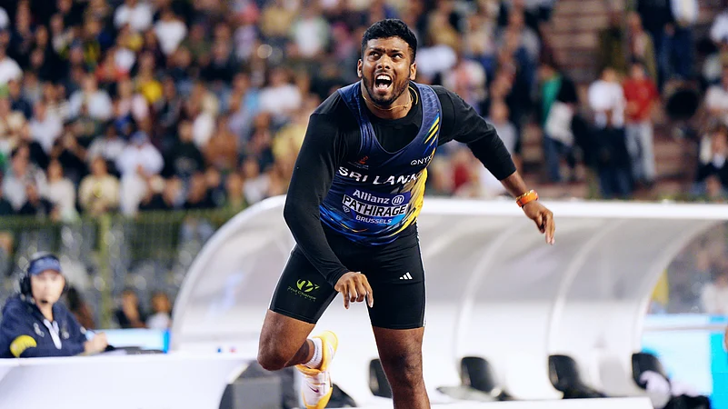 Diamond League 2026 Final Rumesh Pathirage Sri Lanka Javelin Throw Brussels