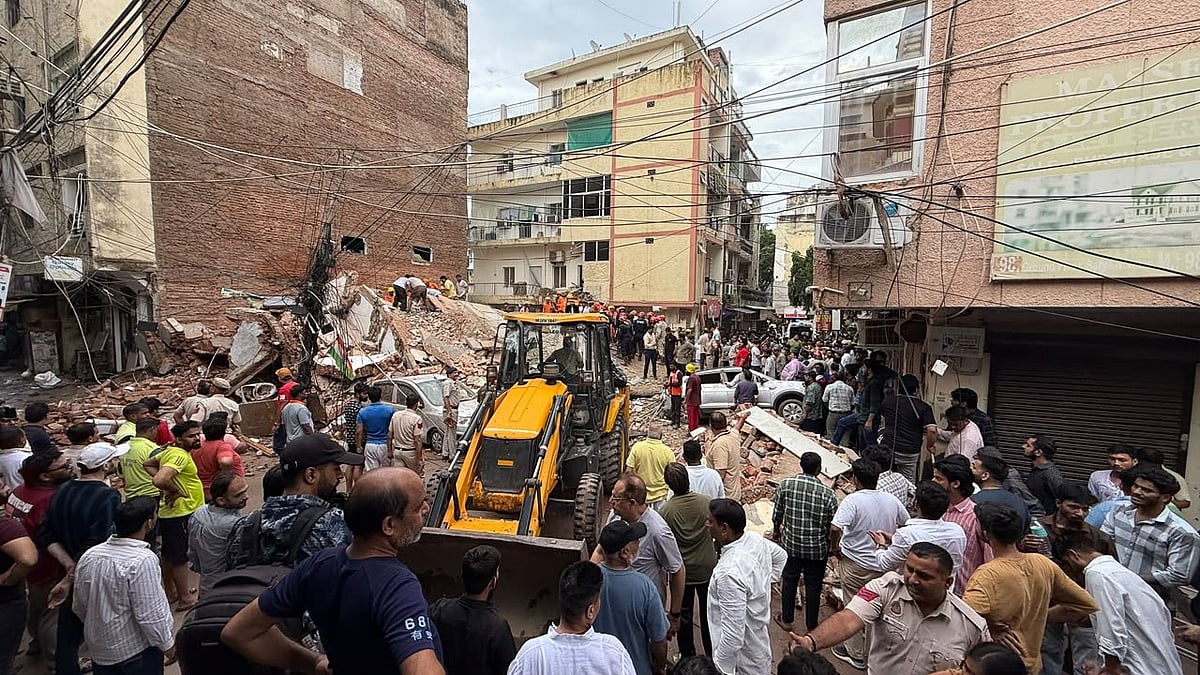 Rescue operations underway at the incident site - X/@sanchit2294
 /Hindustan Times