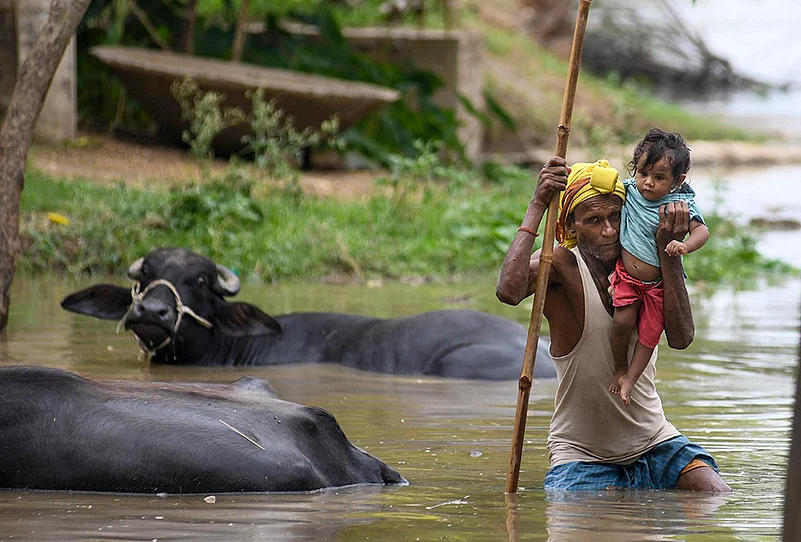 Ganga inundates residential areas in Bihar