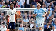 Erling Haaland struck his third goal of the season to seal Manchester City's 1-0 victory over Coventry at Etihad Stadium. - Dave Thompson/AP Photo