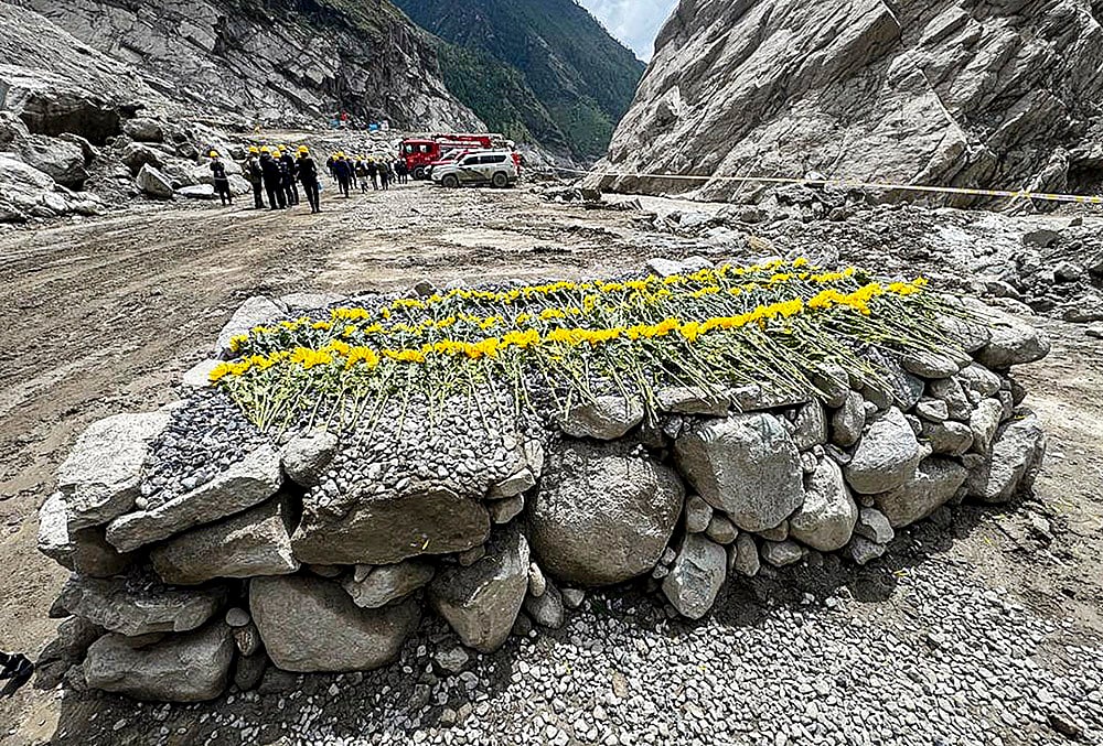 Floods at Tibet Nepal border