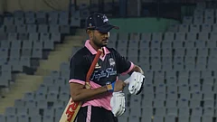 Shubman Gill walking back to pavilion after scoring 40 runs in the Sher-e-Punjab T20 League - Screengrab/SonyLIV