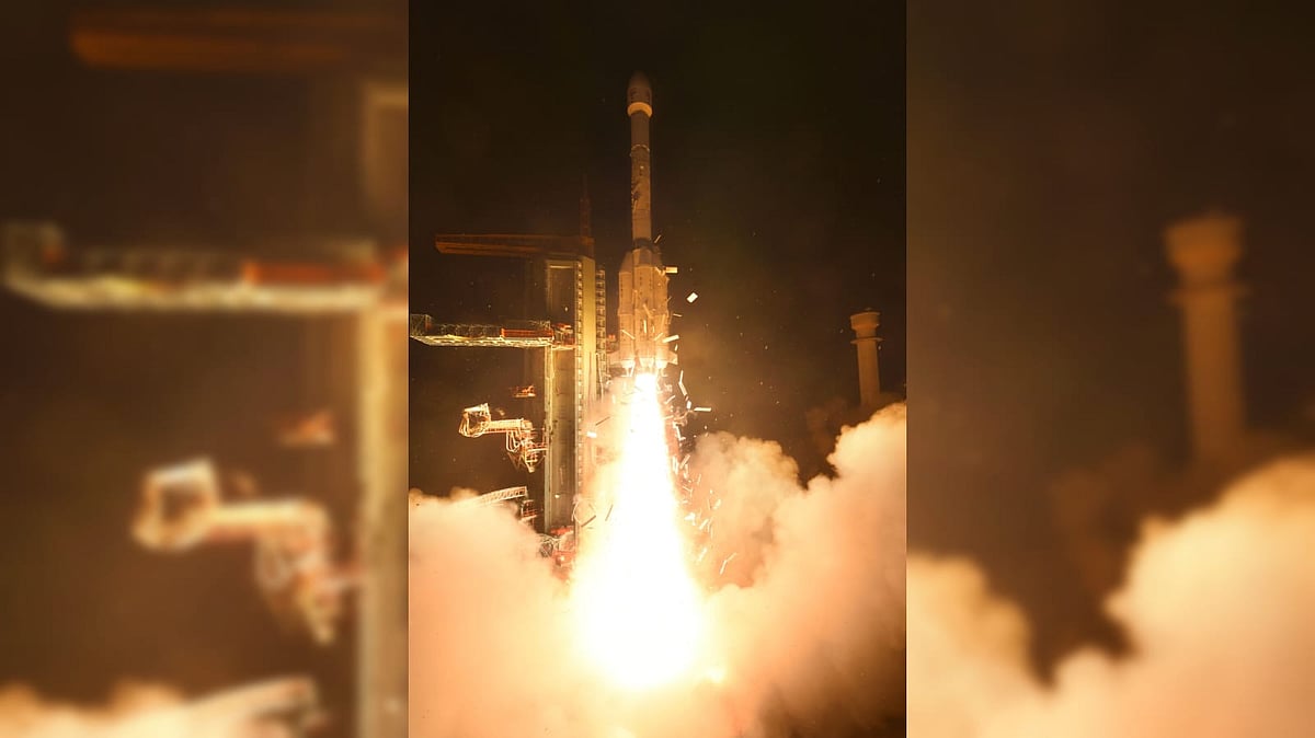 GSLV-F17 carrying EOS-05 lifts off from Satish Dhawan Space Centre, SHAR, Sriharikota - X@isro