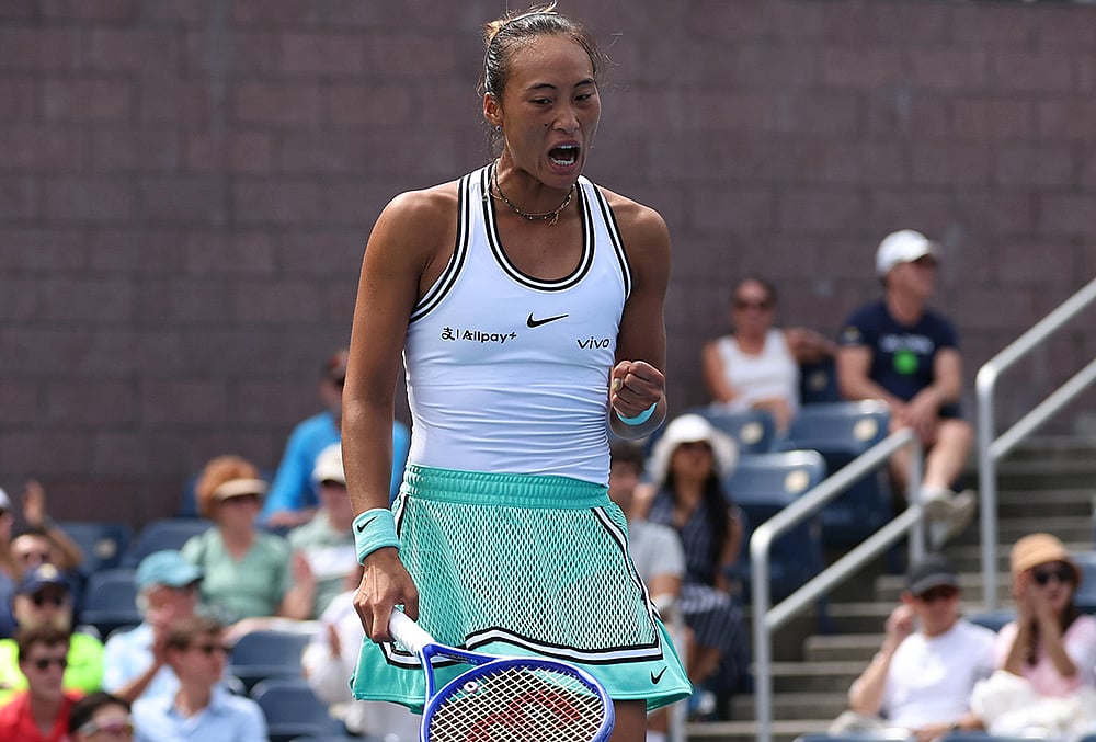 Zheng Qinwen Vs Madison Keys US Open 2026 match photos