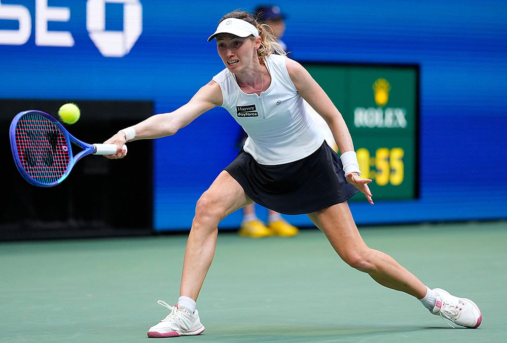 Cristina Bucsa US Open 2026 third round match photos