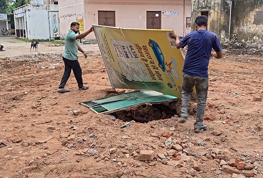 Well found below demolished mosque in UP