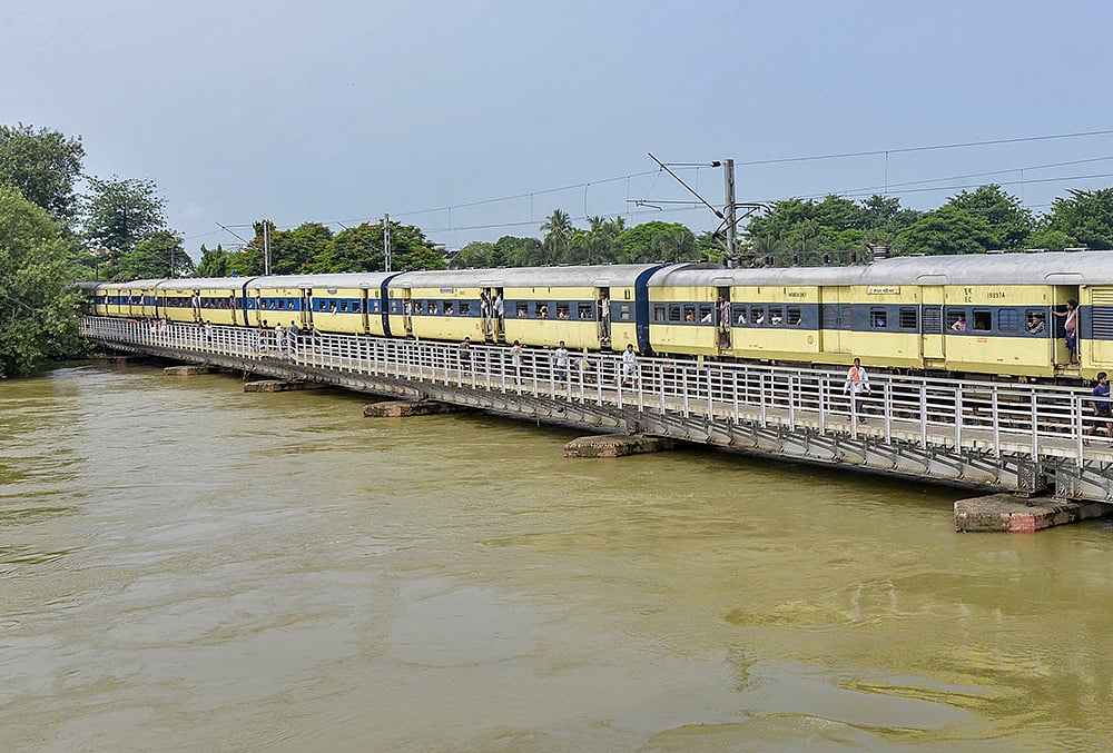 water level of the Punpun river, in Patna