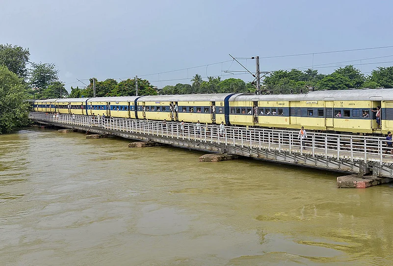 water level of the Punpun river, in Patna