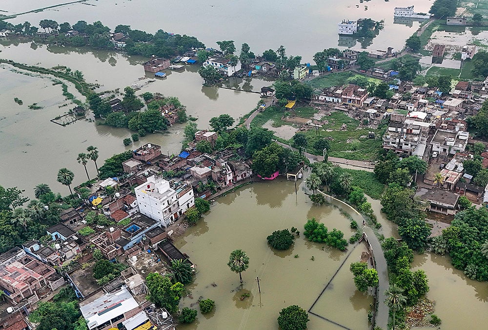 Swollen Punpun river inundates areas in Patna