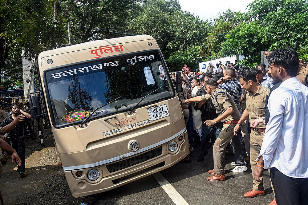 Protest in Dehradun