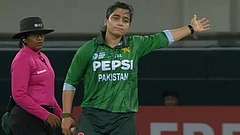 Fatima Sana’s Gesture After Shafali Verma Wicket Backfires As ICC Hands Pakistan Captain Punishment - Screengrab/SonyLIV