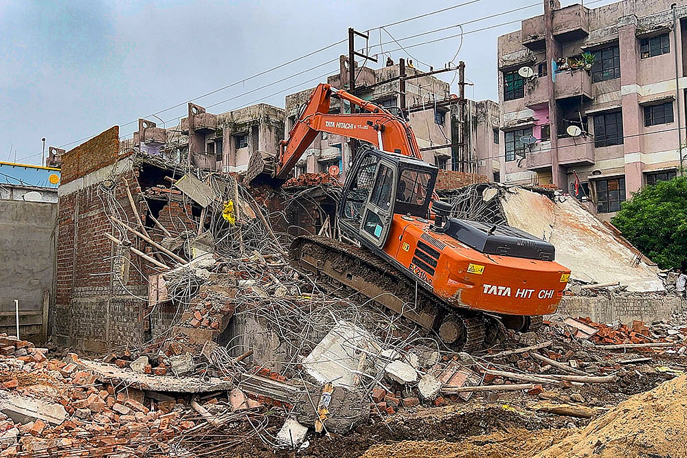 Anti-encroachment drive in Indore
