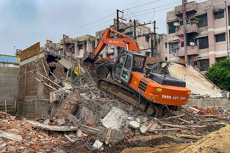 Anti-encroachment drive in Indore