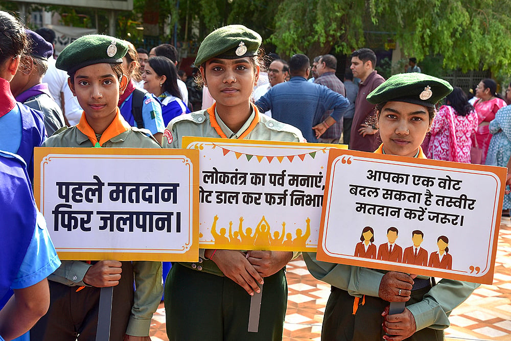 Voter awareness campaign in Bikaner