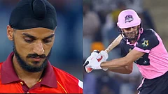 Shubman Gill Smacked Arshdeep Singh On His Debut In Sher-E-Punjab T20 League - | Photo: Instagram/_Sherepunjabt20 (Screengrab)