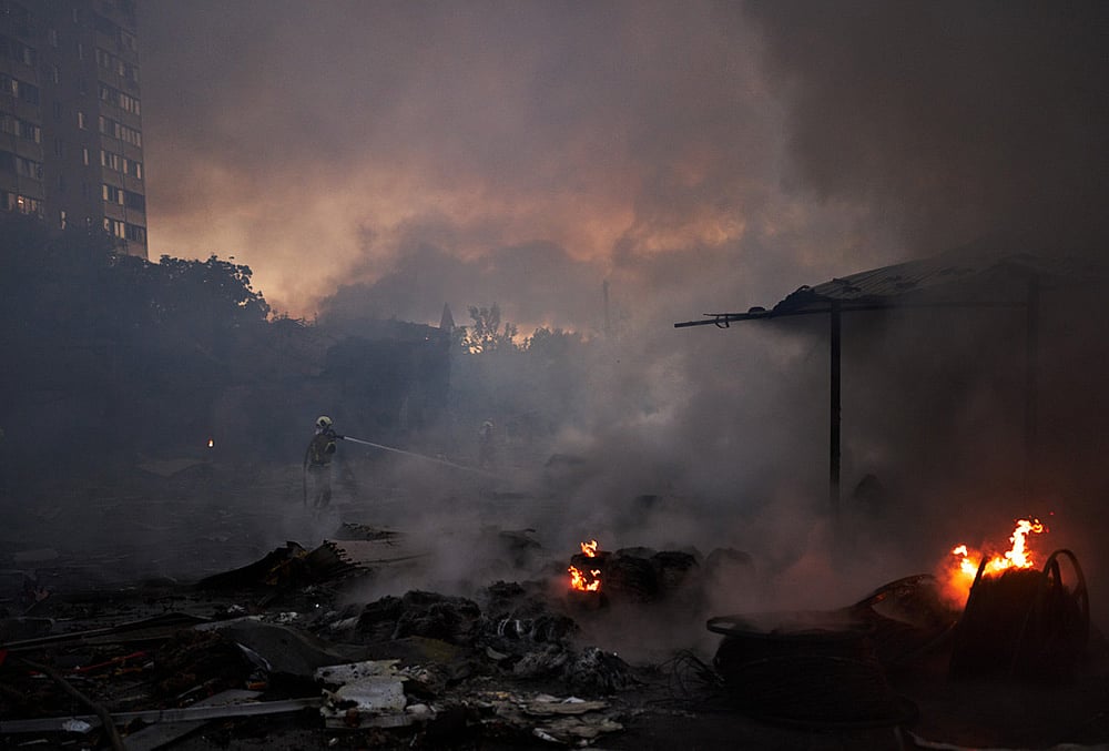 Kyiv drone and missile strike