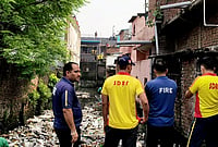 Day In Pics: September 08, 2026 | Photo: PTI : SDRF and Fire services personnel during a rescue operation after two children were allegedly swept away by a strong current in a drain, in Haridwar, Uttarakhand.