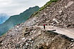 | Photo: Shutterstock : Cascading Danger: Landslide on the Manali-Leh highway at the Rohtang pass area in HImachal Pradesh