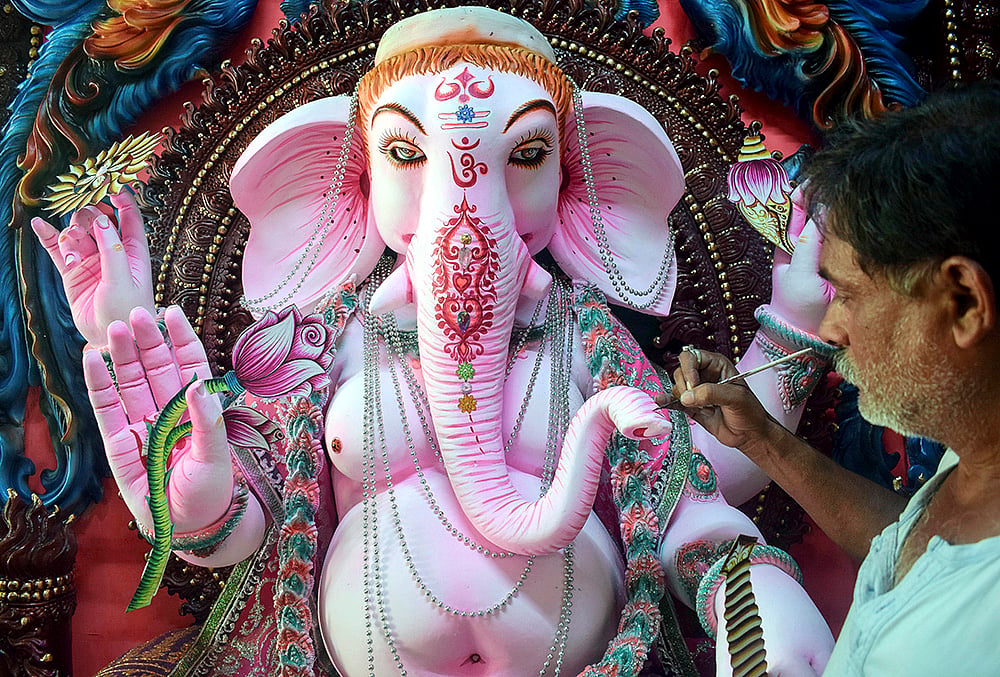Ganesh Chaturthi preps in WBs Nadia