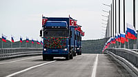 X@mfa_russia : The first road bridge between Russia and North Korea across the Tumen River