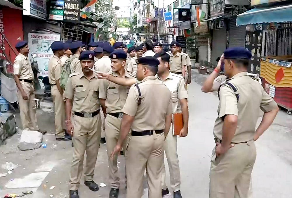 Satya Niketan building collapse
