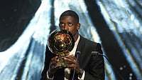 | Photo: AP/Thibault Camus : Ballon d’Or awards ceremony: Ousmane Dembélé (Golden Ball)
