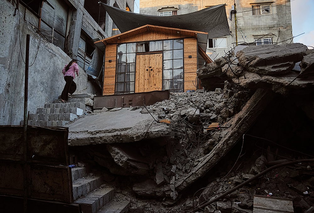 Rebuilding homes on Gaza rubble