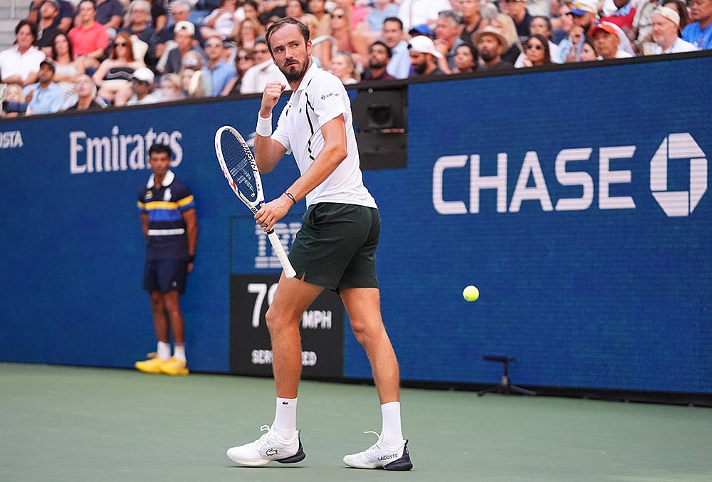 Daniil Medvedev Vs Frances Tiafoe tennis