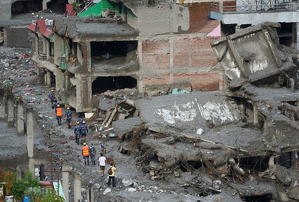 Search and rescue after Nepal flash floods  2026