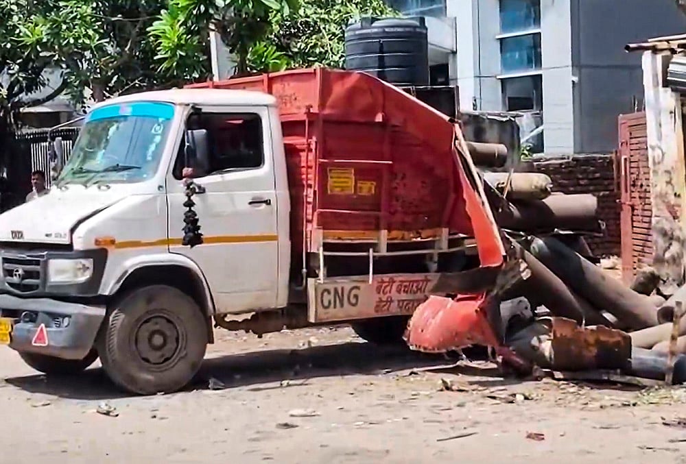 Oxygen cylinder blast in Delhis Okhla