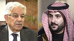 Khawaja Asif said an attack on Saudi Arabia could activate the Mecca defence pact. - X