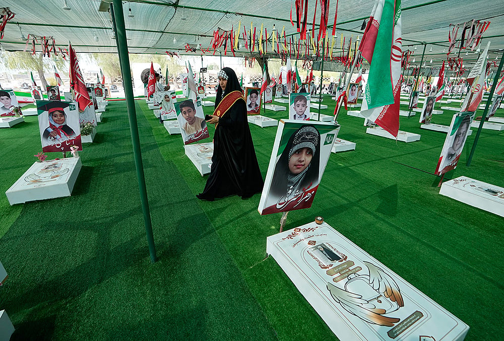 US missile strike Iran school photos
