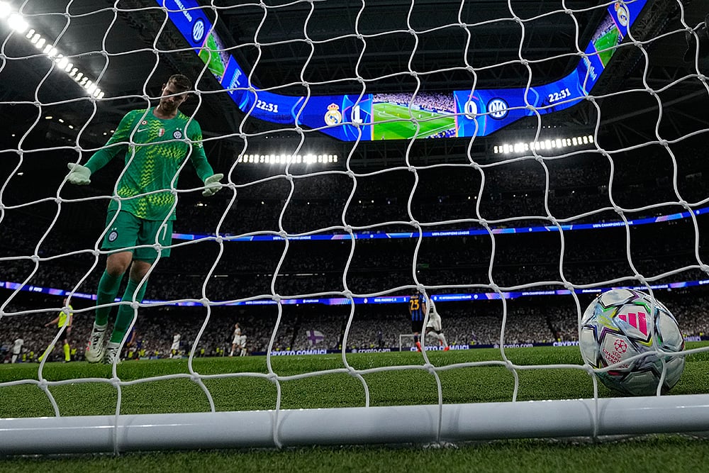 UEFA Champions League Soccer Match: Inter Milan vs Real Madrid