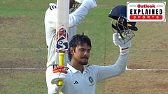 Ishan Kishan's sensational 270 was the centrepiece of the innings. - |Photo: Screengrab (Jiohotstar)