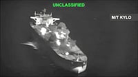 Iran Strikes US Base In Jordan, Targets 10 Ships Near Hormuz After Five Tankers Destroyed X : Iran's IRGC says it fired missiles at a US base near Jordan's Al Azraq and attacked 10 ships near the Strait of Hormuz.