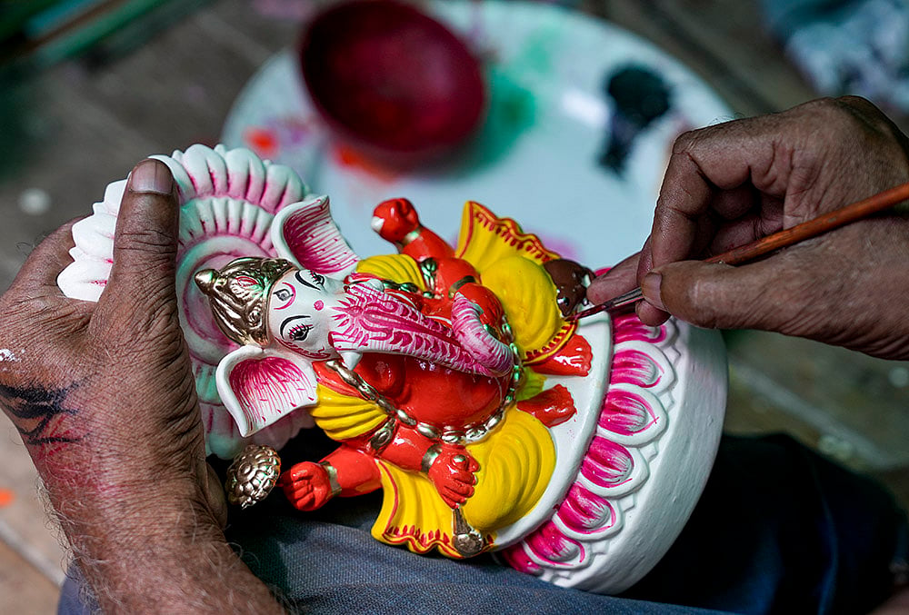 Handmade Ganesha idols