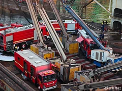 At least 20 people were killed when a foreign-flagged cargo ship caught fire at a Qingdao shipyard. - X