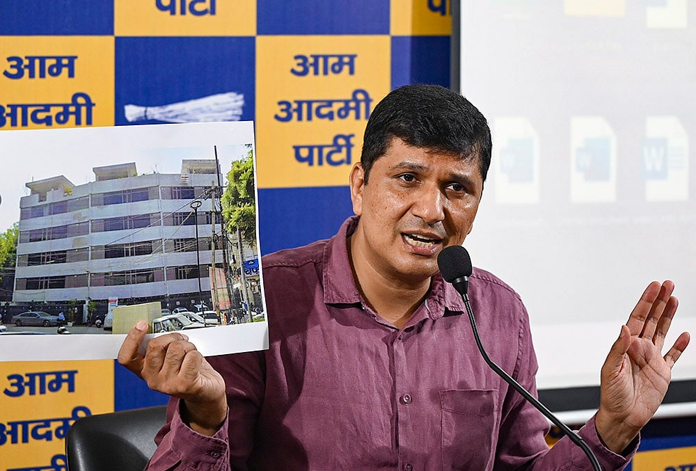Saurabh Bhardwaj addresses media