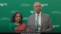 Indian-Origin Couple Donates $20 Million To US University For AI, Advanced Analytics Screengrab from facebook video by northtexas : Anuradha and Vikas Sinha