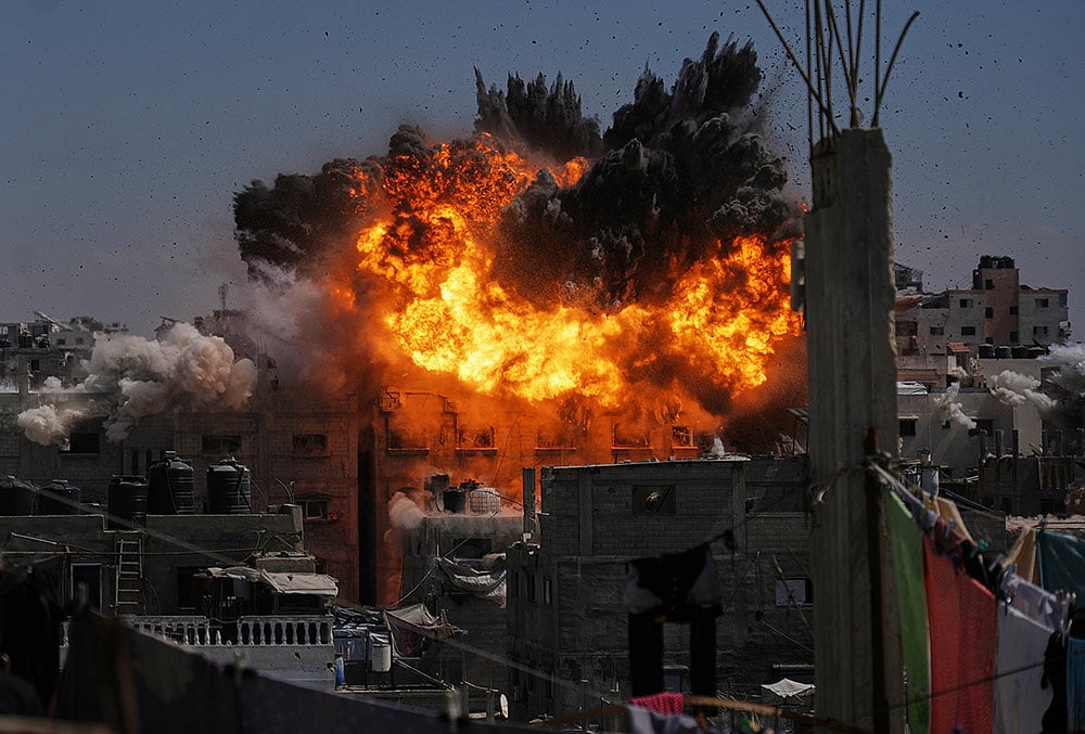 Israeli airstrike in Gaza City