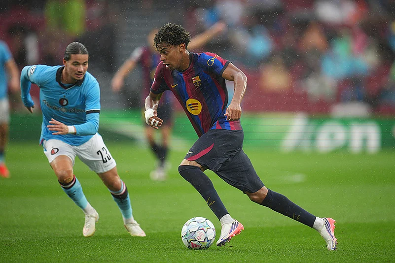 Champions League Soccer Match: Feyenoord vs Barcelona