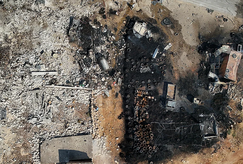 Syria weapons warehouse explosion