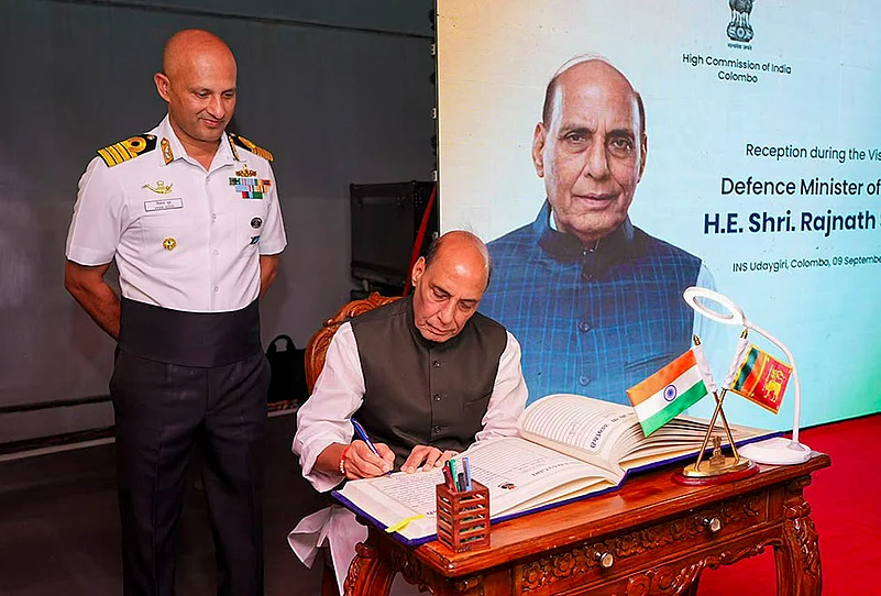 Rajnath Singh in Sri Lanka