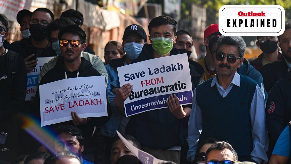 Ladakh Protest  - null