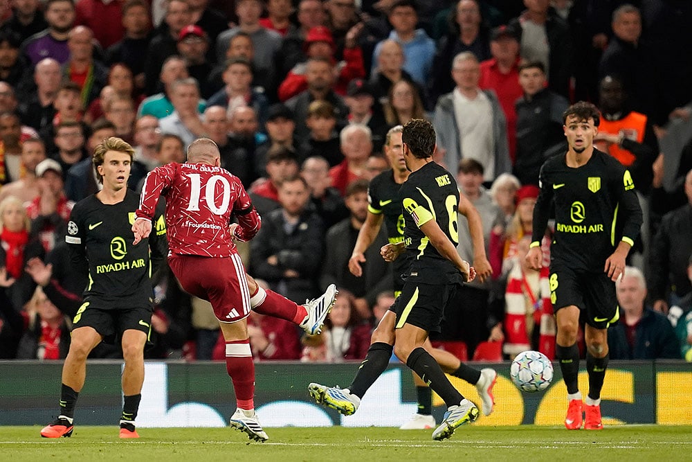 UEFA Champions League Soccer Match: Atletico Madrid vs Liverpool