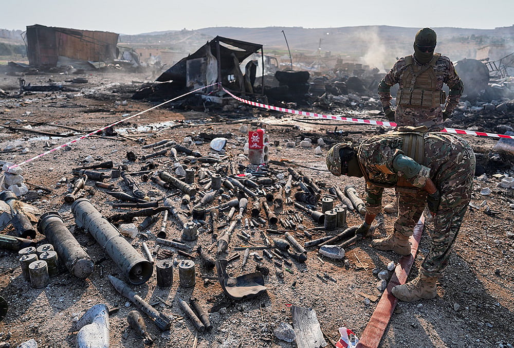 Syria weapons facility blast
